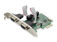 CONCEPTRONIC PCIe1x Card 2xRS232-Seriell             2.5Gbps