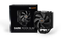 be quiet! Dark Rock Slim PWM CPU Heatpipe Kühler 12cm Lüfter schwarz