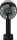 RealPower Ventilator Mobile Fan Spray Akku Handventilator Sprühnebel schwarz
