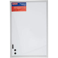 Herlitz Magnettafel und Whiteboard 40x60 Holzr. silber