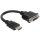 DELOCK  Adapter HDMI Typ-A -> DVI (24+5) Stecker/Buchse Kabellänge 20cm