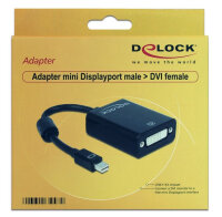 DELOCK Displayport Adapter mini DP -> DVI(24+5) St/Bu...