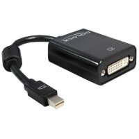 DELOCK Displayport Adapter mini DP -> DVI(24+5) St/Bu schwar