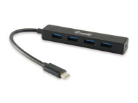 Equip 4-Port USB-C3.2-Hub->4xUSB-A 3.2...
