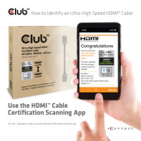 Club3D HDMI-Kabel A -> A 2.1 Ultra High Speed 10K HDR...