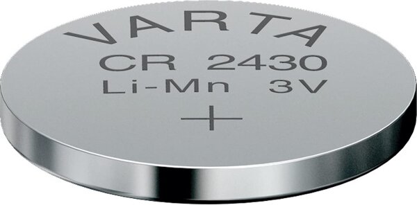 Varta Batterie Knopfzelle CR2430 3V 290mAh Lithium      1St.