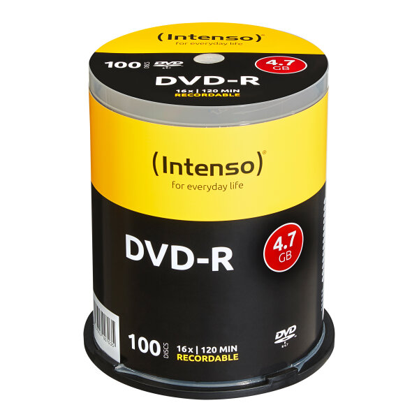Intenso DVD-R 16x Speed 100Stk