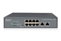 Digitus 8-Port Fast Ethernet PoE Switch, 19 Zoll,...