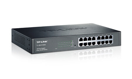 TP-Link JetStream Switch 16x RJ45 19" Smart Managed 16 Port RJ45