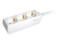 Equip Steckdosenleiste CEE7/7 90°->3xSchuko