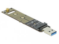DELOCK Konverter für M.2 NVMe PCIe SSD mit USB 3.1...