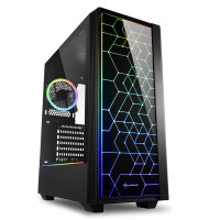 Sharkoon Gehäuse RGB   LIT   100    ATX       1xGlas...