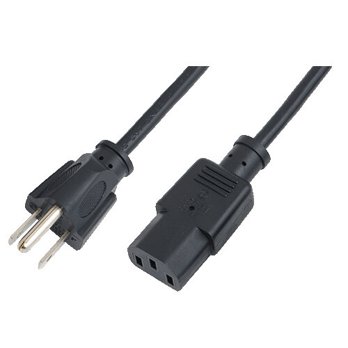 Logilink Power Cord, USA YP-12 / YC-14, black,  1,80m