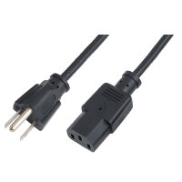 Logilink Power Cord, USA YP-12 / YC-14, black,  1,80m