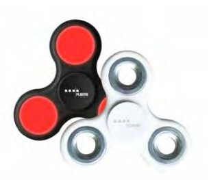 Plantin Spinner Doppelpack weiss / schwarz 1x mit LED