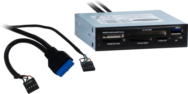 Inter-Tech Card Reader USB -> 7in1 + 1x USB 3.0
