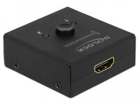 DELOCK HDMI 2 - 1 Umschalter bidirektional 4K 60 Hz kompakt