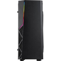 Inter-Tech Gaming-Gehäuse B-02 120mm RGB-Lüfter,LED-Streifen retail