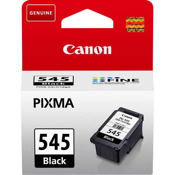 Canon PG-545BK Tinte 8ml 180 Seiten schwarz  PIXMA IP2850/MG2550/TR4550