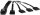 Inter-Tech Kabel SATA - SFF-8087 (gekreuzt)