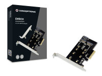 Conceptronic 2x M.2 NVMe SSD (1xM-Key+1xB-M-Key) PCIe...