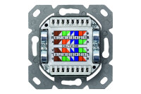 DIGITUS Anschlussdose Cat6a 2xRJ45 geschirmt Unterputz weiß