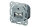 DIGITUS Anschlussdose Cat6a 2xRJ45 geschirmt Unterputz weiß