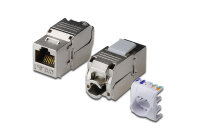DIGITUS Keystone Jack Cat6a/RJ45/geschirmt/Metall/werkzeugfr