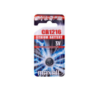 Maxell Batterie Knopfzelle CR1216 3V  25mAh Lithium     1St.