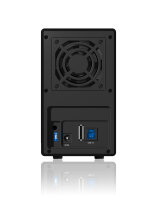 Geh. IcyBox USB 3.0/eSata 2x3,5" SATAI-III RAID