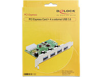 DELOCK PCI Expr Card 4x USB3.0 ext