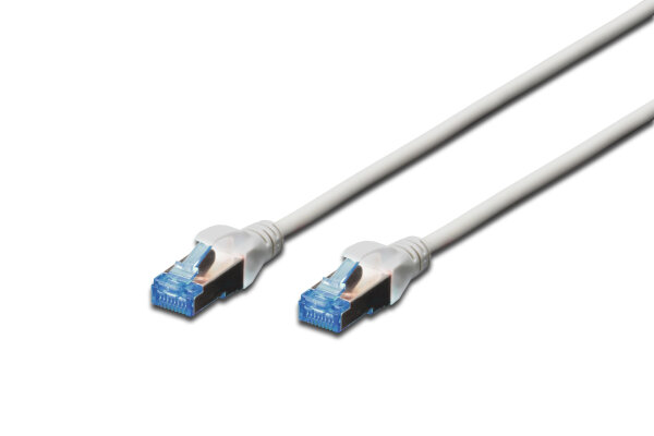 DIGITUS Patchkabel Cat5e SF/UTP Ste. RJ45  1,00m grau Polybeutel