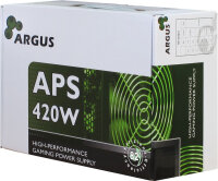 420 Watt Inter-Tech Argus APS-420W 120mm Lüfter 420W Netzteil