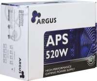 520 Watt Inter-Tech APS-520W ATX 2.31 Non Modular 120mm Lüfter 520W Netzteil schwarz/orange