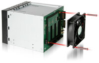 Backplane IcyDock 5x8,9cm SATAI-III in 3x5,25" MB155SP-B sw