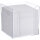 Herlitz Zettelkasten       9x9x9cm 700Bl. weiß      transp.