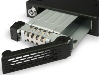 We-Ra. IcyDock  6,3cm SATAI-II/SAS in 1x3,5" MB991IK-B sw