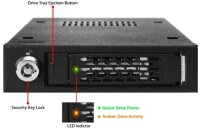 We-Ra. IcyDock  6,3cm SATAI-II/SAS in 1x3,5" MB991IK-B sw