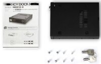 We-Ra. IcyDock  6,3cm SATAI-II/SAS in 1x3,5" MB991IK-B sw