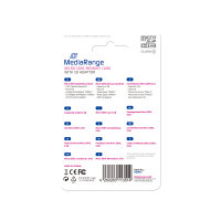 MediaRange SD MicroSD Card  8GB SD CL.10 inkl. Adapter