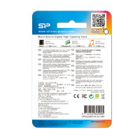 Silicon Power MicroSD Card 32GB SDHC CL.10 inkl. Adapter