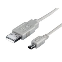 Equip Kabel USB-A2.0->Mini-B St/St 1.80m schwarz...
