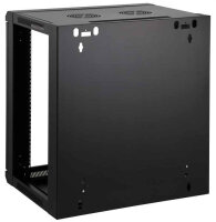 Intellinet 19" Wandverteiler, 6 HE, 370 (H) x 570 (B) x 450 (T) mm, Flatpack, schwarz