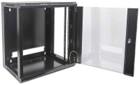 Intellinet 19" Wandverteiler, 6 HE, 370 (H) x 570 (B) x 450 (T) mm, Flatpack, schwarz