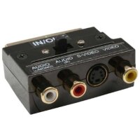 InLine SCART / 3xChinch + 1x 4pol Buchse Premium Adapter...
