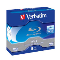 Verbatim BD-R 25GB 5 Stk. ,6x
