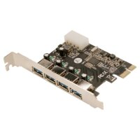 Logilink PCI Express Karte, 4x USB 3.0