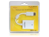 DELOCK Displayport Adapter DP -> DVI(24+5) St/Bu...