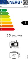 140cm (55") TCL 55V6C Direct LED TV 4K HDR Triple...