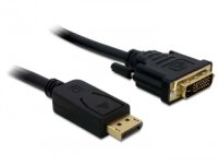 DELOCK Displayport Kabel DP -> DVI(24+1) St/St 5.00m...